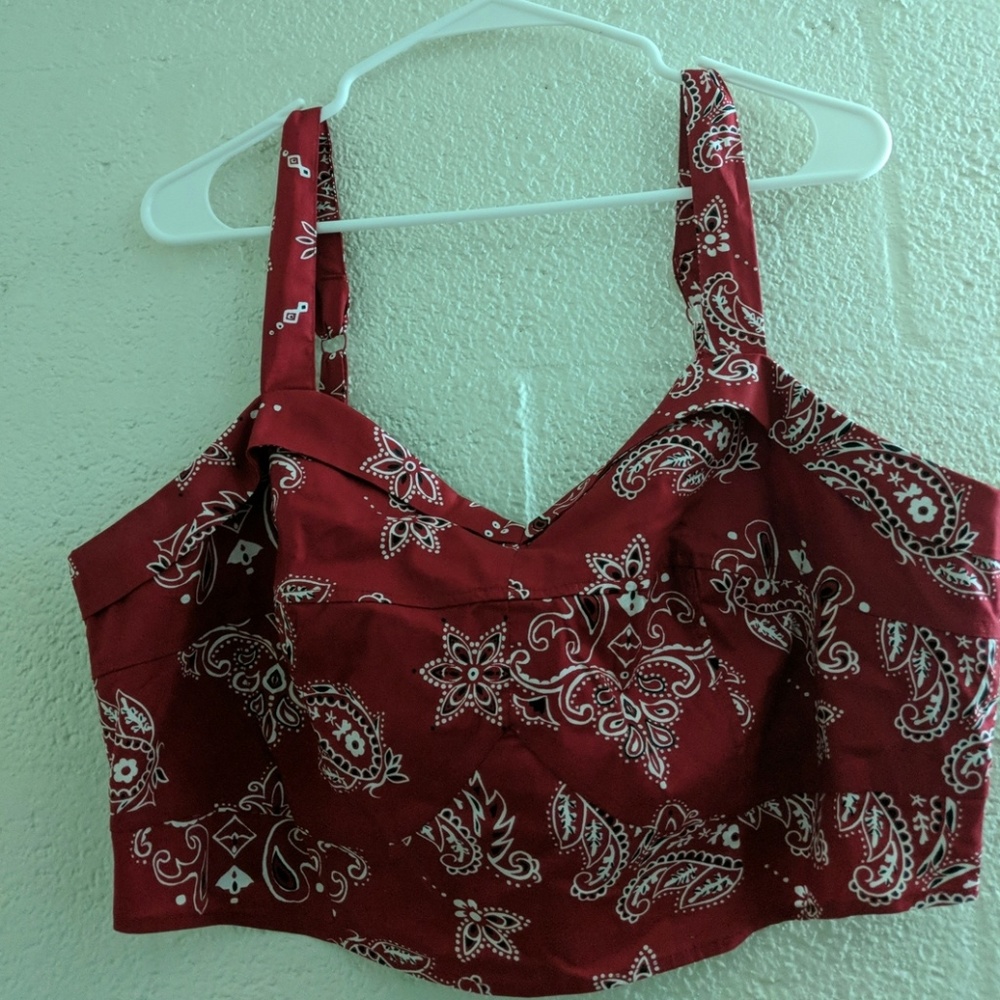 Torrid bandana crop top